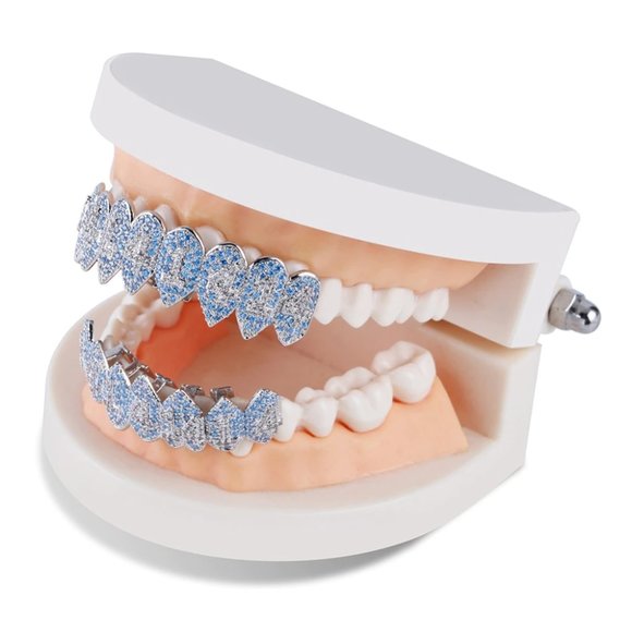 Iced Out Hip Hop Vampire Grills ICED OUT